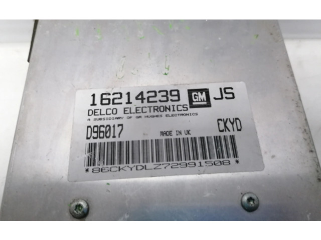 Блок управления двигателя 16214239, D96017   Opel Tigra A