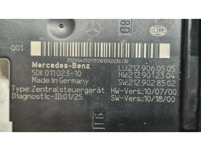 Блок предохранителей 2129060505, 2129012304 Mercedes-Benz CLS C218 X218