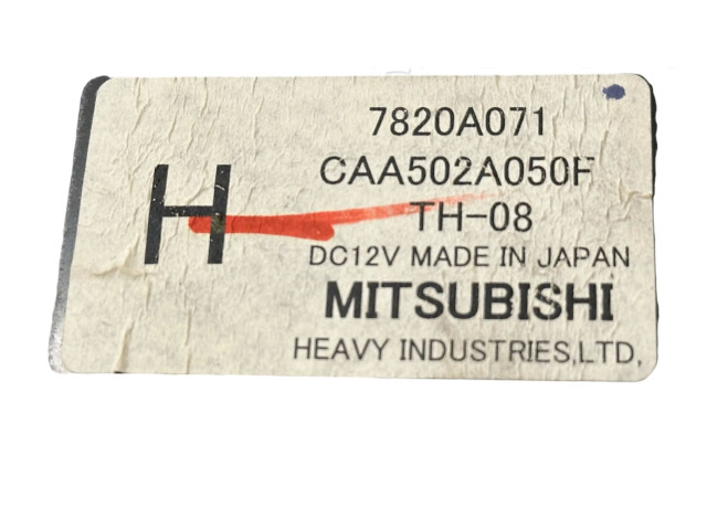 Блок управления климат-контролем 7820A071, TH08 Mitsubishi Grandis