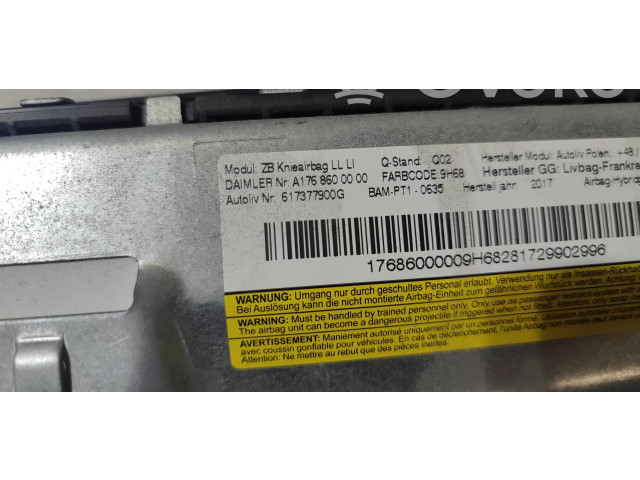 Подушка безопасности для колен A1768600000, 617377900G Mercedes-Benz A W176