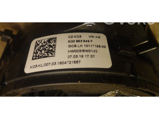 Подрулевой шлейф SRS 5Q0953549F   Skoda Octavia Mk3 (5E)