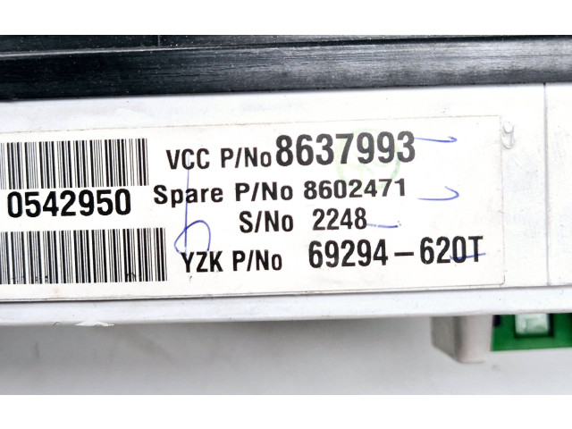 Панель приборов 69294620T, 8602471   Volvo S60       