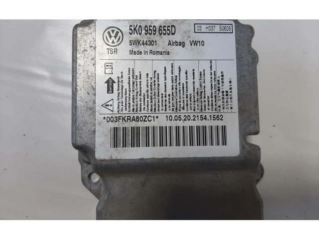 Блок подушек безопасности 5K0959655D Skoda Yeti (5L)