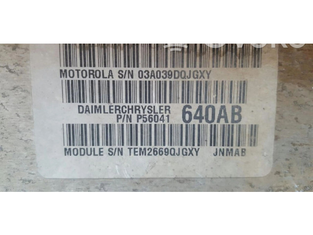 Блок управления двигателем Блок управления 56041640AB Jeep Cherokee XJ