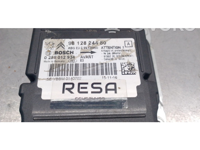 Блок подушек безопасности 9812824480, 0285012934BOSCH Citroen C4 Cactus
