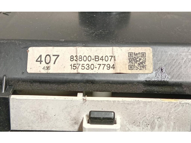 Панель приборов 83800-B4071, 3SZVE Daihatsu Terios