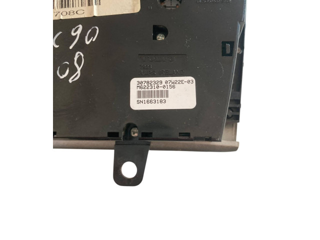 Блок управления климат-контролем 30782329, 07W22E03   Volvo XC90