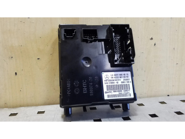 Блок управления A2229004015, A2229018302   Mercedes-Benz GLC X253 C253