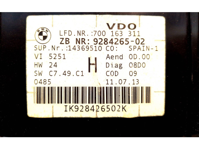 Přístrojová deska BMW X1 E84 2013 9284265