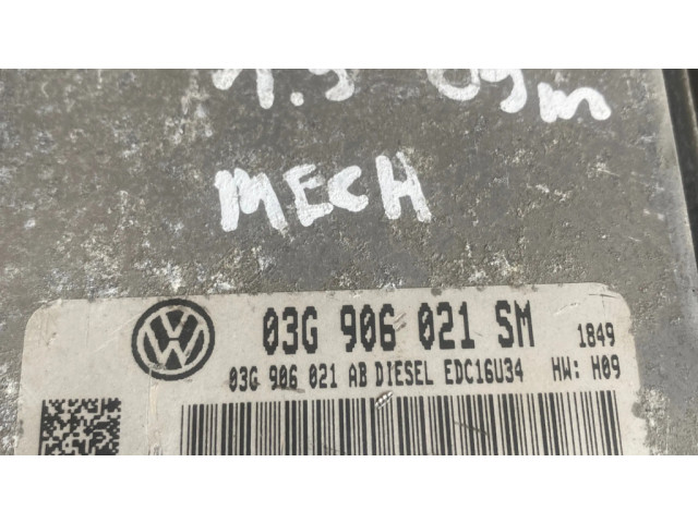 Řídící jednotka 03G906021SM, 03G906021AB Seat Altea 2007