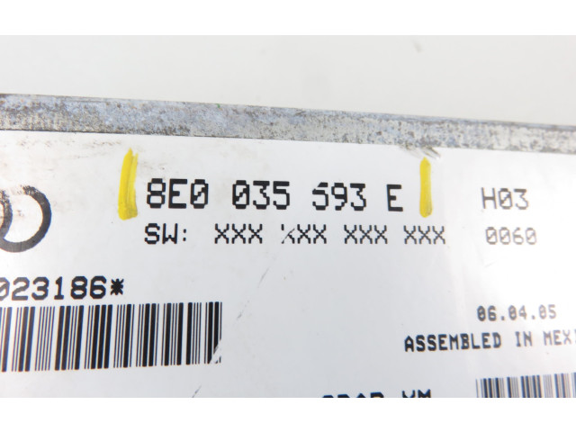 Блок управления 8E0035593E Volkswagen Jetta V