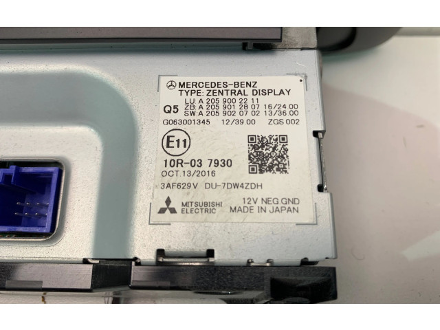 Дисплей A2059002211 Mercedes-Benz GLC C253