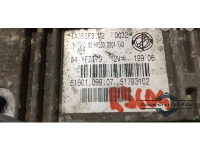 Блок управления двигателем Блок управления 51793102, 6160109907 Fiat Grande Punto