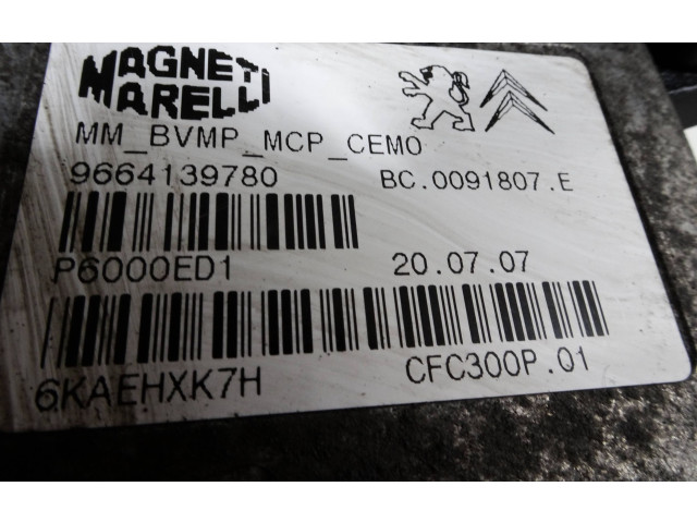 Блок управления коробкой передач 9664139780, 6KAHHXK7H Citroen C4 I Picasso