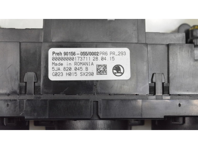 Модуль блока управления кондиционером 5JA820045B Skoda Rapid (NH)