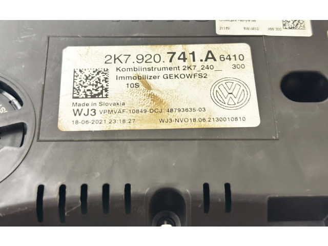 Přístrojová deska Volkswagen Caddy 2023 2K7920741A, 48793635