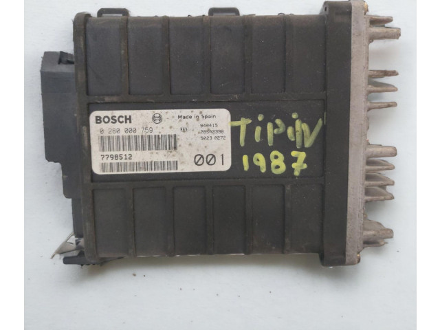 Řídící jednotka 028000759-7798512, 028000759-7798512   Fiat Uno 1993
