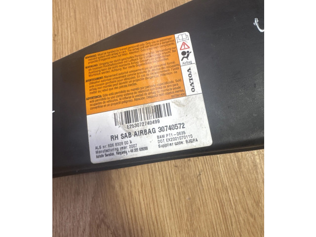 Подушка безопасности в сиденье 30740572, 606832800A Volvo S60