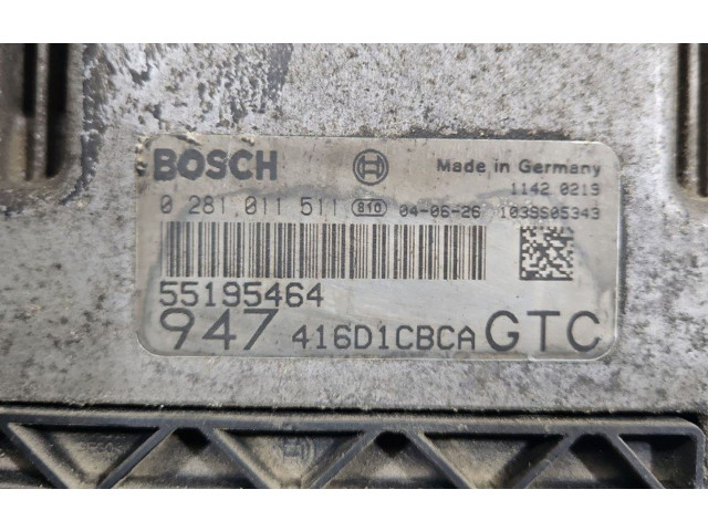 Блок управления двигателем Блок управления 0281011511, IMPRK1413022   Alfa Romeo GT