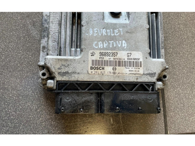 Блок управления двигателем Блок управления 96892357 Chevrolet Captiva