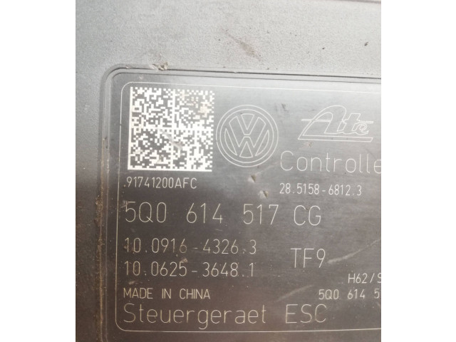 Блок АБС 5Q0614517CG, 5Q0614517CG   Volkswagen  PASSAT B8  2015 - 2023 года