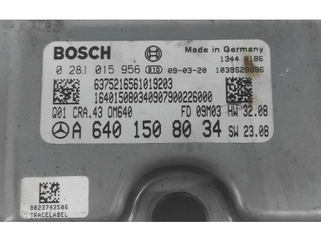 Řídící jednotka A6401508034, 0281015956 Mercedes-Benz B W245 2010
