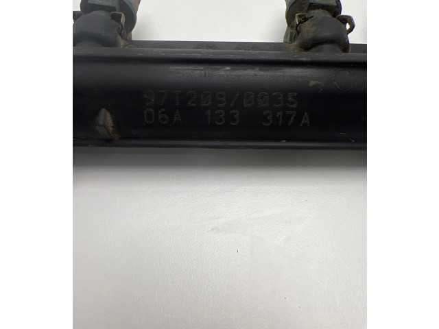 Топливная рампа 06A133317A, 97T2090035 Audi A3 S3 8L для двигателя AKL