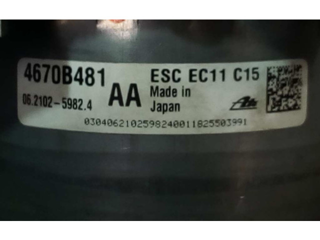 Блок АБС 4670B481AA, ESCEC11C15 Mitsubishi Outlander 2013 - 2021 года