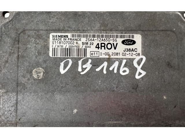 Блок управления двигателем Блок управления 2S6A12A650SG Ford Fusion