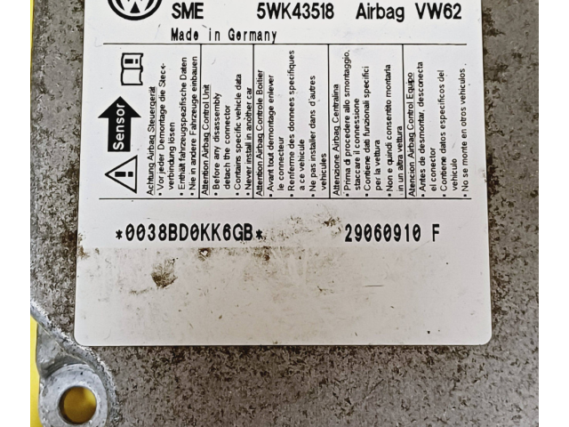 Блок подушек безопасности 1T0909605C   Volkswagen Touran I