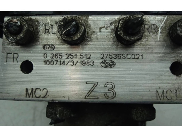 Блок АБС 27536SC021, 27536SC021 Subaru Forester SH 2008 - 2013 года