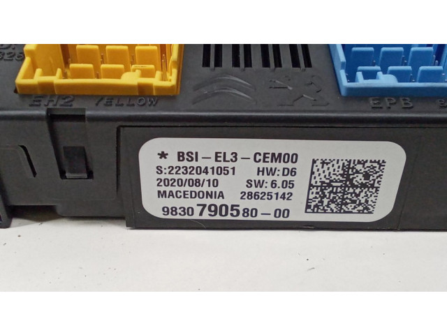 Pojistková skříňka 9830790580, S2232041051 Opel Grandland X 2020