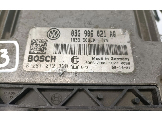 Řídící jednotka SV22-06, 0281012390 Volkswagen Caddy