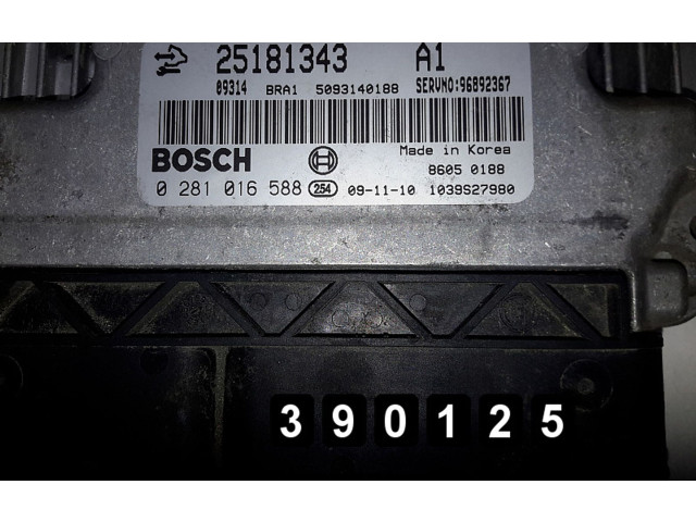 Řídící jednotka 251813430281016588 Chevrolet Captiva 2008