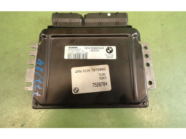Блок управления двигателем ECU S118012001M7526784 Mini One - Cooper R50 - 53
