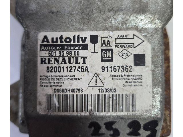 Блок подушек безопасности 8200112746A, 91167362   Renault Trafic II (X83)