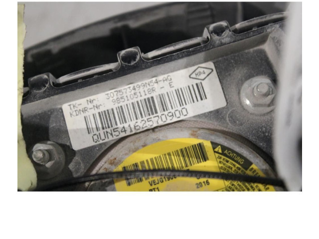 Подушка безопасности водителя 985105118R Dacia Dokker