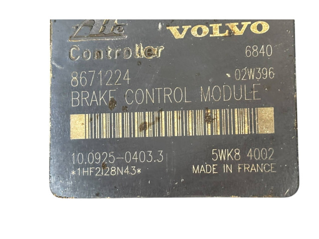 Блок АБС 8671224, P08671225 Volvo XC90 2003 - 2006 года