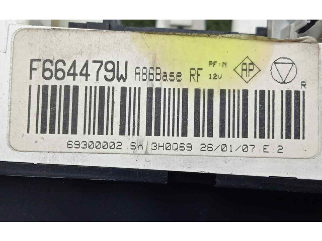 Модуль блока управления кондиционером F664479W Citroen C2