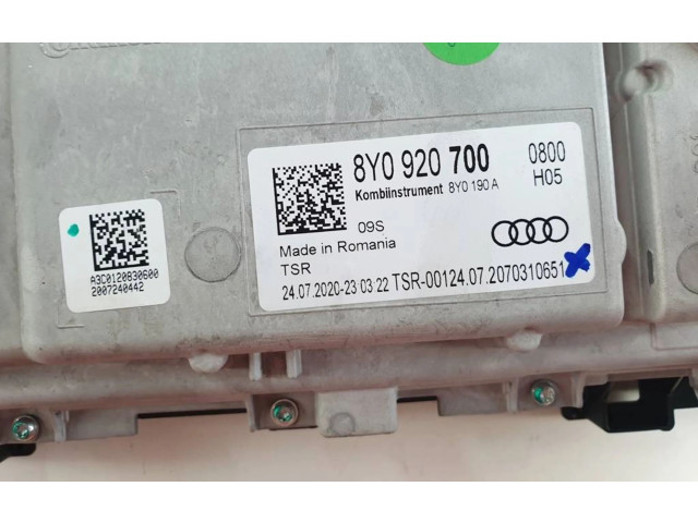 Панель приборов 8Y0920700, 8Y0190A Audi A3 8Y