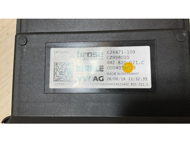 Вентилятор печки    4M2820021, CZ998010   Audi Q5 SQ5