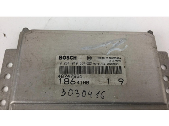 Řídící jednotka 0281010334 Fiat Multipla 2000