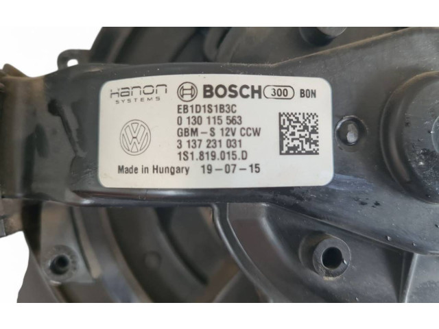 Вентилятор печки    3137231031, EB1D1S1B3C   Skoda Citigo