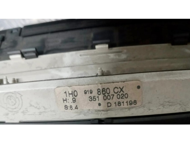 Панель приборов 354001002, 1H0919860CX Volkswagen Vento