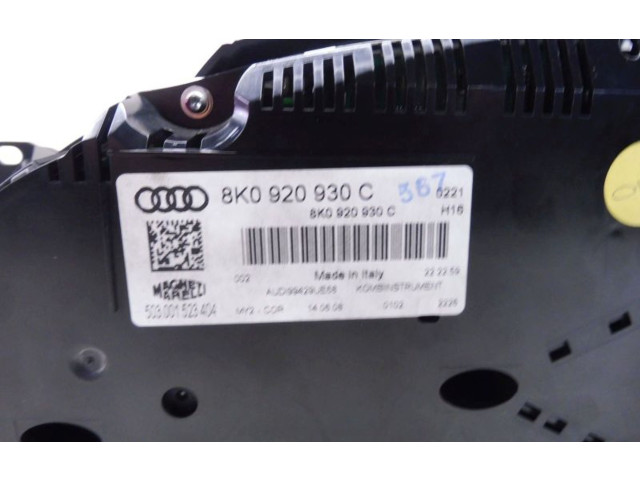 Панель приборов 8K0920930C, 8K0920930C Audi A4 Allroad