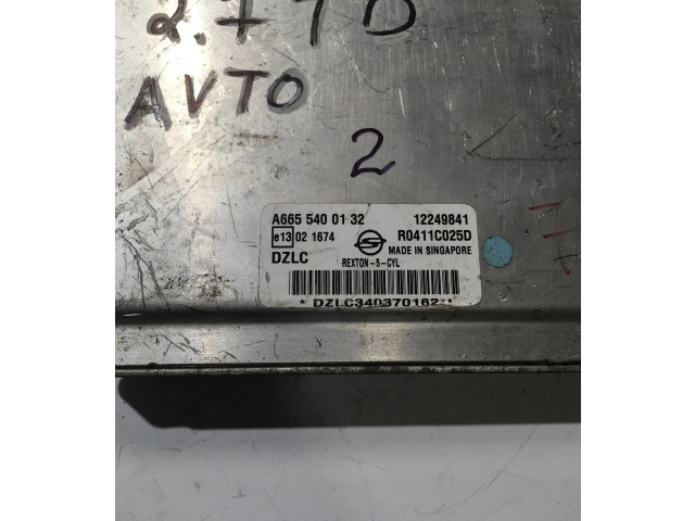 Комплект блоков управления A6655400132, 12249841 SsangYong Rexton