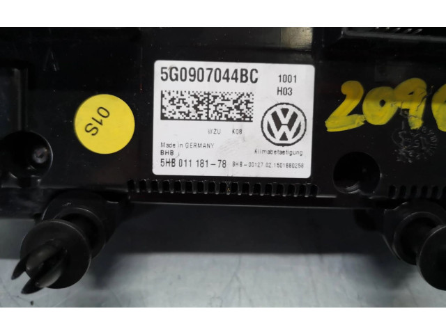 Блок управления климат-контролем 5G0907044BC, 5G0907044BC Volkswagen Golf VII