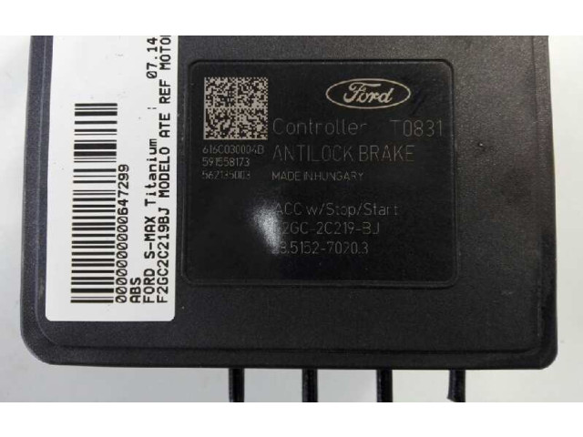 Jednotka ABS F2GC2C219BJ, 616C030004B   Ford S-MAX 2015