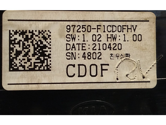 Блок управления климат-контролем 97250F1CD0FHV   KIA Sportage