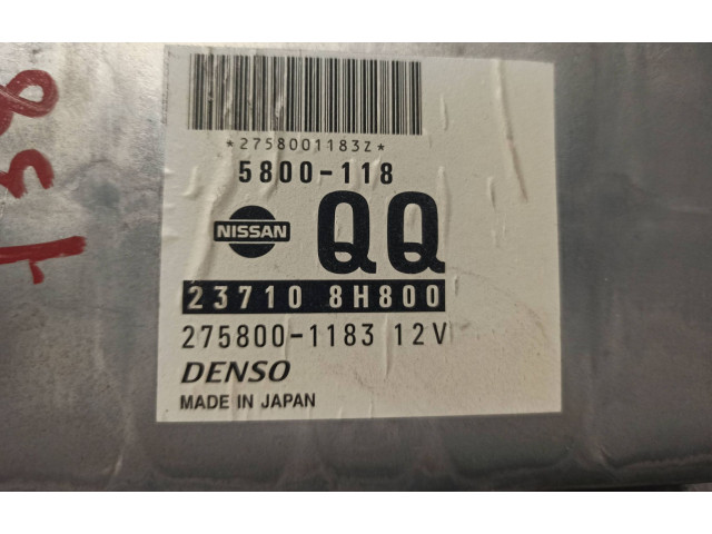 Řídící jednotka 237108H800, 2758001183 Nissan X-Trail T30 2001